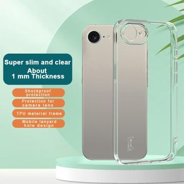 iPhone 16e/17e Imak UX-5 TPU Cover - Gennemsigtig