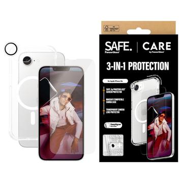 iPhone 16e/17e PanzerGlass Care Fashion 3-i-1-pakke - Klar