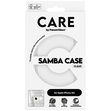 iPhone 16e/17e PanzerGlass Care Samba Cover - Gennemsigtig