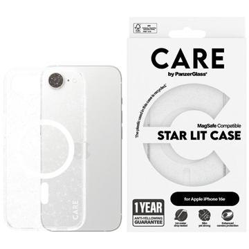 iPhone 16e/17e PanzerGlass Care Star Lit Cover - MagSafe-kompatibel - Hvid