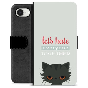 iPhone 16e Premium Flip Cover med Pung - Vred Kat