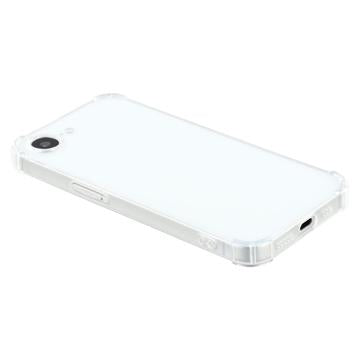 iPhone 16e/17e Stødtæt TPU Cover - Gennemsigtig