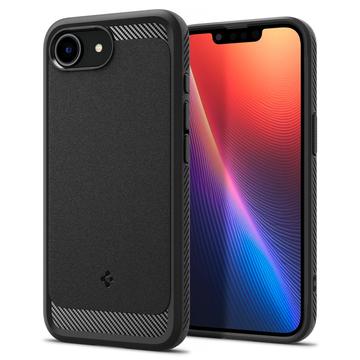 iPhone 16e/17e Spigen Rugged Armor Mag TPU Cover - Sort
