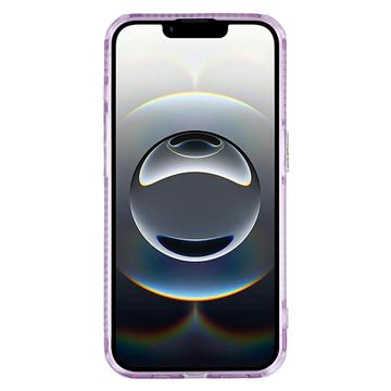 iPhone 16e/17e Spring Galvaniseret IMD Hybrid Cover med kamerabeskyttelse - Lilla blomster