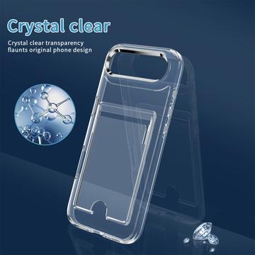 iPhone Air Gennemsigtigt Cover med Kortholder