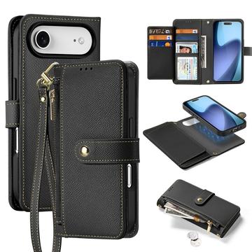iPhone Air Dux Ducis Lawa Pung læderetui med magnetisk låg - sort