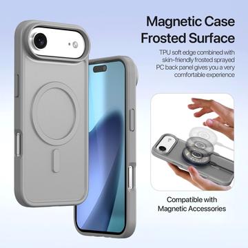 iPhone Air Dux Ducis Lawa Pung læderetui med magnetisk låg - grå