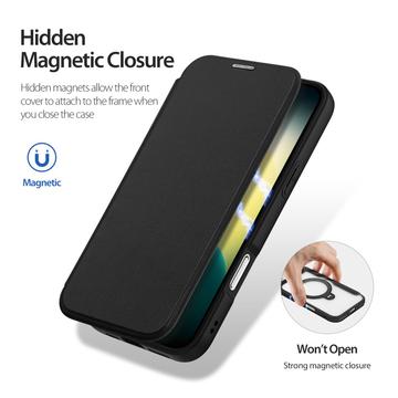 iPhone Air Dux Ducis Skin X Pro Magnetisk Flip Cover - Sort