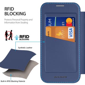 iPhone Air Dux Ducis Skin X Pro Magnetisk Flip Cover - Blå