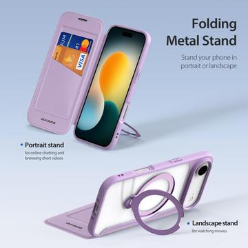 iPhone Air Dux Ducis Skin X Pro Magnetisk Flip Cover - Lilla