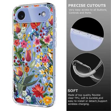 iPhone Air TPU-cover med blomstermønster - Liljer