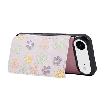 iPhone Air Cover med blomsterprint og RFID-kortholder - Blomster