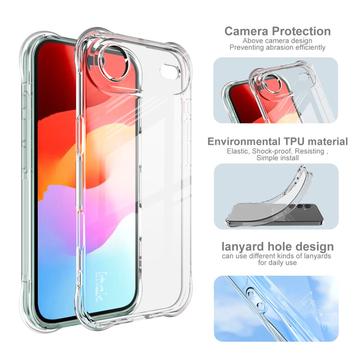 iPhone Air Imak Faldsikkert TPU Cover - Gennemsigtig