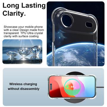 iPhone Air Imak Faldsikkert TPU Cover - Gennemsigtig