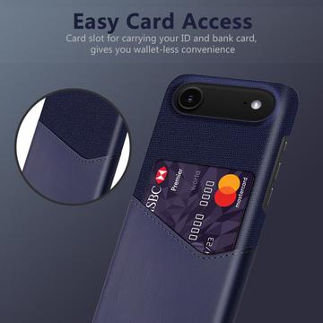 iPhone Air KSQ Cover med Kortholder - Blå