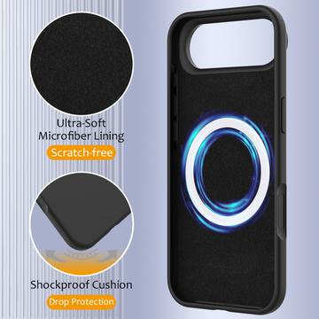 iPhone Air Liquid Silikone Cover - MagSafe Kompatibel - Sort