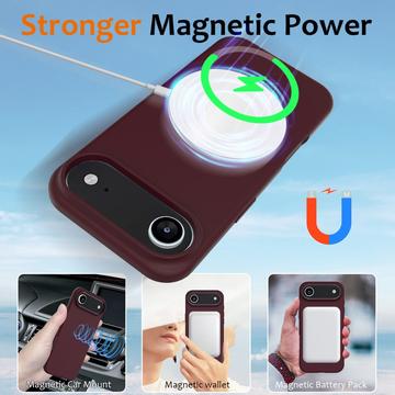 iPhone Air Liquid Silikone Cover - MagSafe Kompatibel - Vinrød