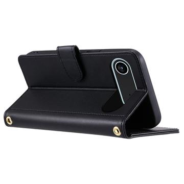 iPhone Air Luksus Vatteret Pung - Sort