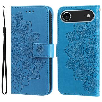 iPhone Air Mandala Series Etui med Pung - Blå