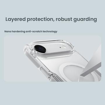 iPhone Air Nillkin Nature Pro Hybrid Cover - MagSafe-kompatibel - gennemsigtig