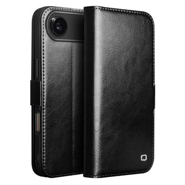 iPhone Air Qialino Classic Læderpung - Sort