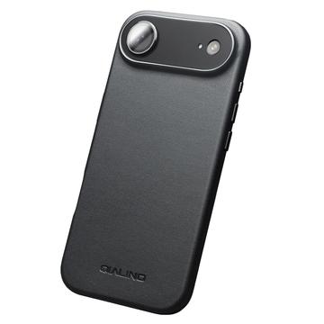 iPhone Air Qialino Premium MagSafe Cover - Sort