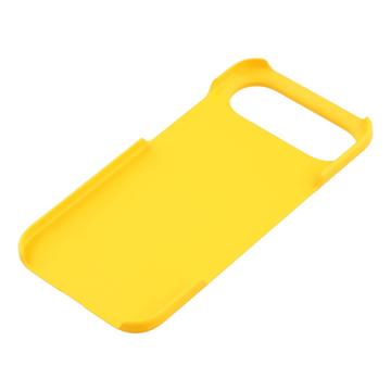 iPhone Air Gummibelagt Plastik Cover - Gul