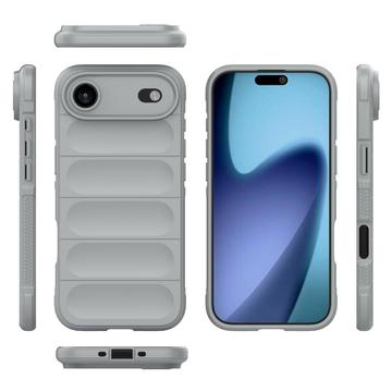 iPhone Air Rugged TPU Cover - Lysegrå