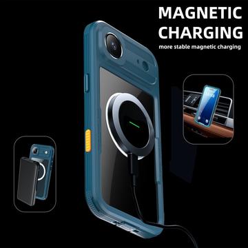 iPhone Air Shellbox M Series IP68 vandtæt cover - dykkercover med MagSafe-kompatibilitet - Blå