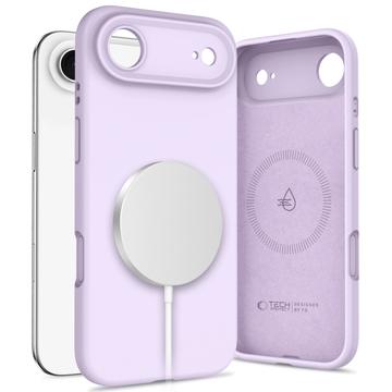 iPhone Air Tech-Protect flydende silikone cover - MagSafe-kompatibel - Lilla