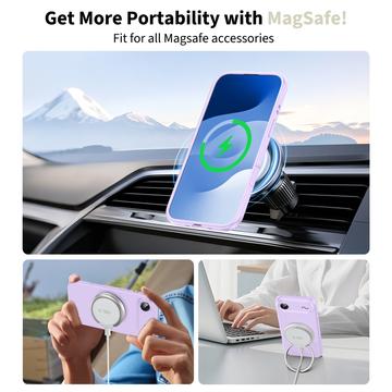 iPhone Air Tech-Protect flydende silikone cover - MagSafe-kompatibel - Lilla