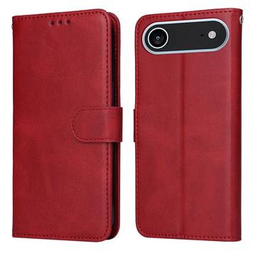iPhone Air Pung Etui med Stativ - rød