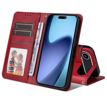 iPhone Air Pung Etui med Stativ - rød