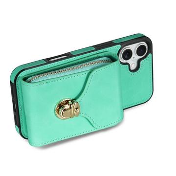 iPhone 17 Alt-i-et cover med pung og rem - Mynte