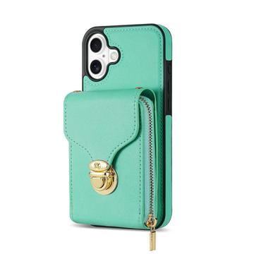 iPhone 17 Alt-i-et cover med pung og rem - Mynte
