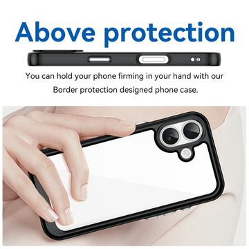 iPhone 17 Anti-Shock Hybrid Cover - Sort