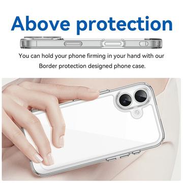 iPhone 17 Anti-Shock Hybrid Cover - Gennemsigtig