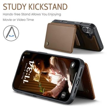 iPhone 17 Caseme C22-etui RFID-kortpung - brun