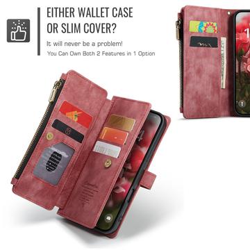 iPhone 17 Caseme C30 Multifunktionel Pung - Rød