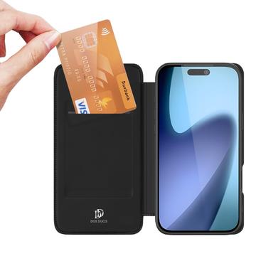 iPhone 17 Dux Ducis Skin Pro Flip Cover - Sort