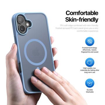 iPhone 17 Dux Ducis Yind Hybrid Cover - MagSafe-kompatibel - Lyseblå
