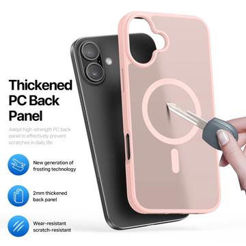 iPhone 17 Dux Ducis Yind Hybrid Cover - MagSafe-kompatibel - Lysepink