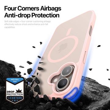 iPhone 17 Dux Ducis Yind Hybrid Cover - MagSafe-kompatibel - Lysepink