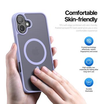 iPhone 17 Dux Ducis Yind Hybrid Cover - MagSafe-kompatibel - Lyselilla