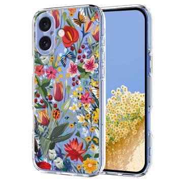 iPhone 17 TPU-cover med blomstermønster - Liljer