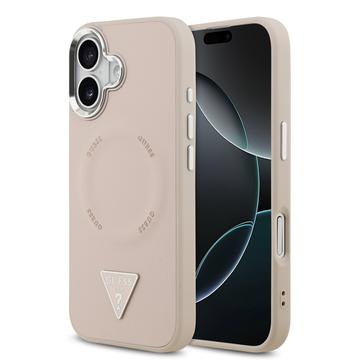 iPhone 17 Guess Triangle Logo Cover - MagSafe-kompatibel - Pink