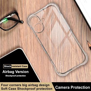 iPhone 17 Imak Faldsikkert TPU Cover - Gennemsigtig