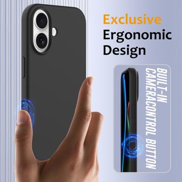iPhone 17 Liquid Silikone Cover - MagSafe Kompatibel - Sort