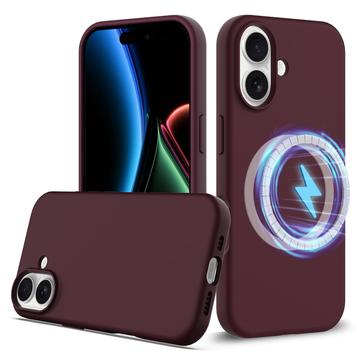 iPhone 17 Liquid Silikone Cover - MagSafe Kompatibel - Vinrød