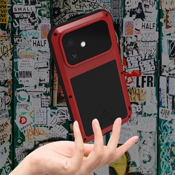 iPhone 17 Love Mei Powerful Hybrid Cover - Rød